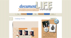 Desktop Screenshot of documentlifeworkshop.com